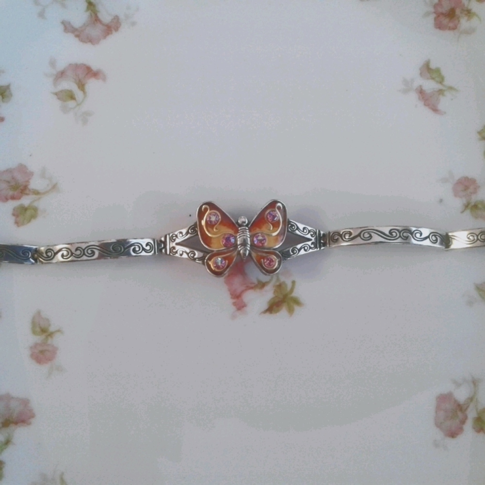 Brighton RARE retired Papillion bangle bracelet